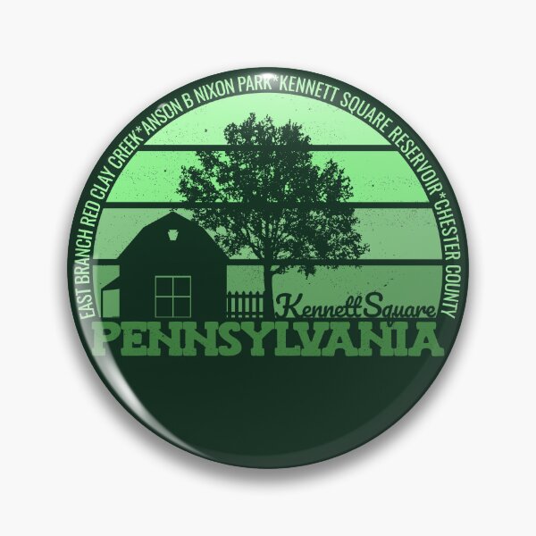 Item preview, Kennett Square Pennsylvania Sunset Retro Vintage Local Pride Logo designed and sold by CRHPOD20.