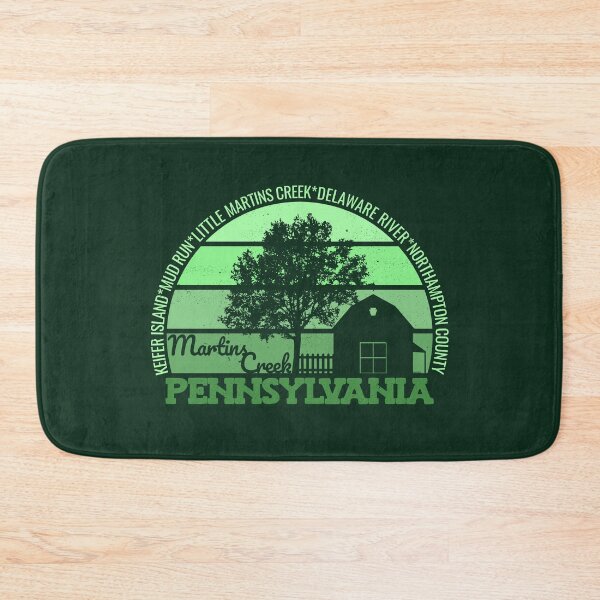 Item preview, Martin's Creek Pennsylvania Sunset Retro Vintage Local Pride Logo designed and sold by CRHPOD20.