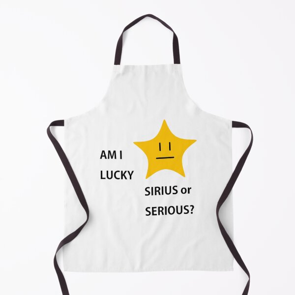Item preview, AM I LUCKY SIRIUS or SERIOUS?, Unique designed and sold by villacreativa.