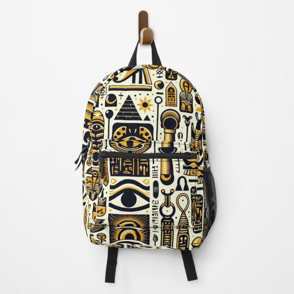 Item preview, Ancient Egyptian Symbols and Hieroglyphic Pattern designed and sold by mpdesigns73.