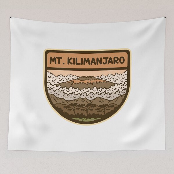 Item preview, MT. KILIMANJARO NATIONAL PARK BADGE designed and sold by NGAULASTUDIO.