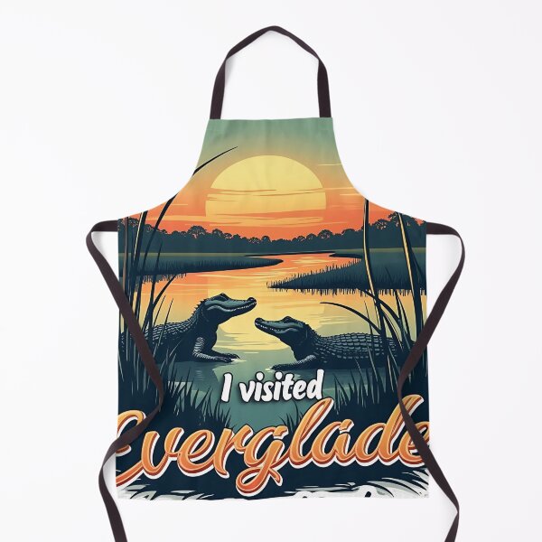 Item preview, Everglades National Park Retro Vector Design designed and sold by tarzbol.