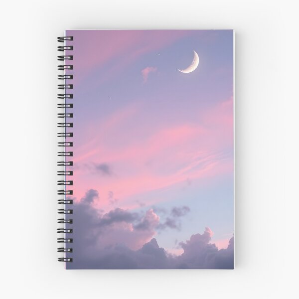 Aperçu de l'œuvre Beau ciel avec nuages et lune créée et vendue par FurryFantasy.