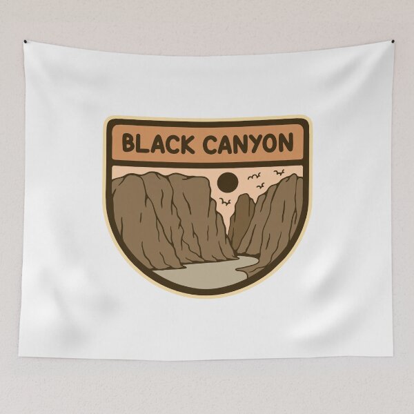 Item preview, BLACK CANYON NATIONAL PARK BADGE designed and sold by NGAULASTUDIO.