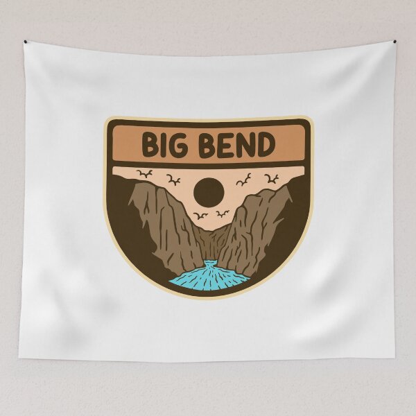 Item preview, BIG BEND NATIONAL PARK BADGE designed and sold by NGAULASTUDIO.