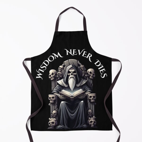 Item preview, Wisdom Never Dies - Eternal Knowledge in Dark Gothic Art designed and sold by Dantin.