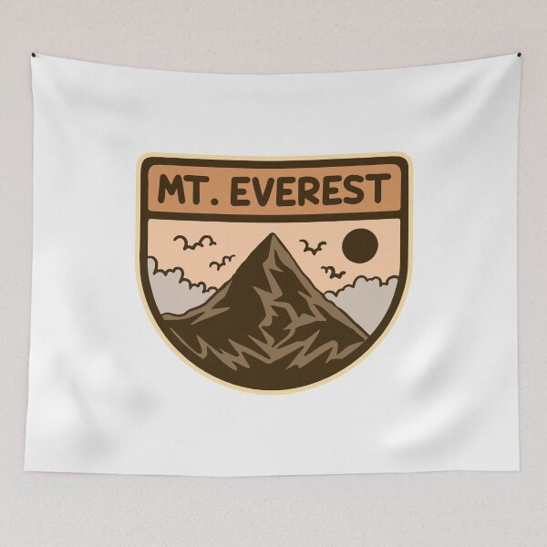 Item preview, MT. EVEREST NATIONAL PARK BADGE designed and sold by NGAULASTUDIO.