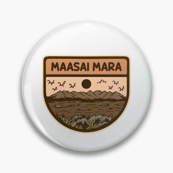 Item preview, MAASAI MARA NATIONAL PARK BADGE designed and sold by NGAULASTUDIO.