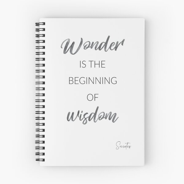 Item preview, Wonder is the Beginning of Wisdom designed and sold by FranceanneTH.