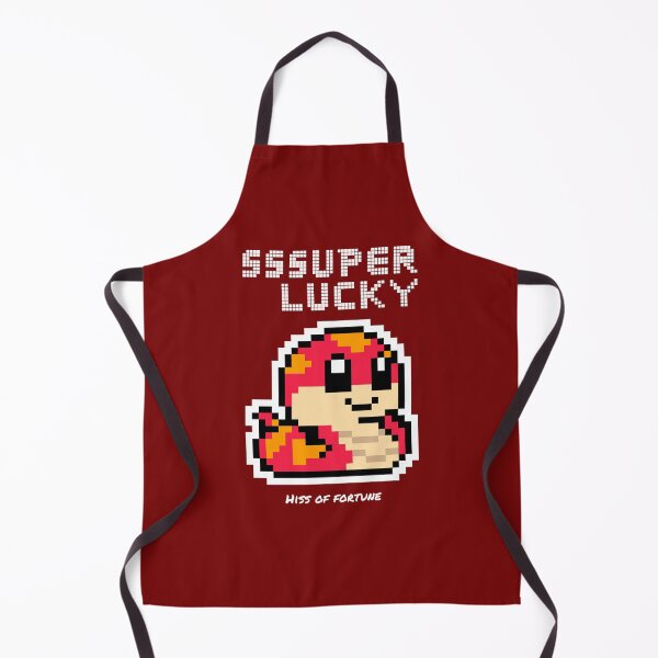 Item preview, Cute Pixelated SSSuper Lucky Snake designed and sold by The magic Yellow bus.