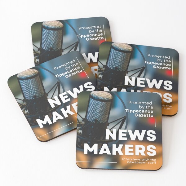 Item preview, News Makers podcast, presented by the Tippecanoe Gazette designed and sold by gregenslen.