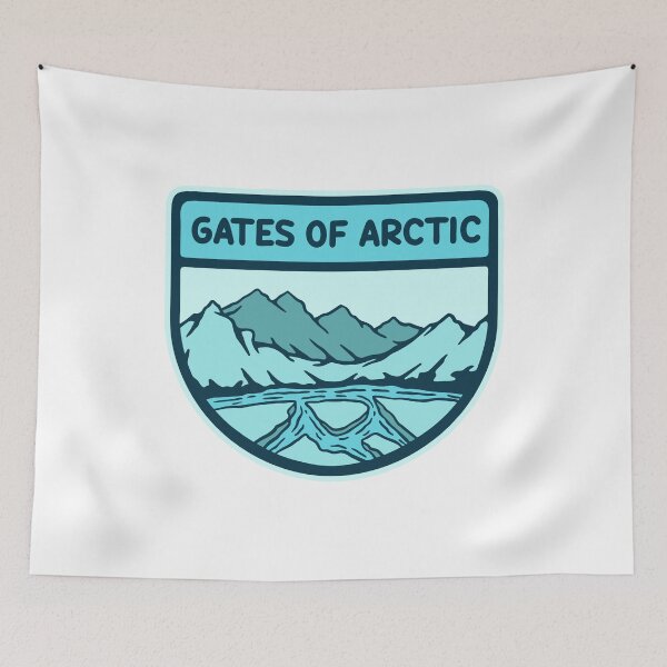 Item preview, GATES OF ARCTIC NATIONAL PARK BADGE designed and sold by NGAULASTUDIO.