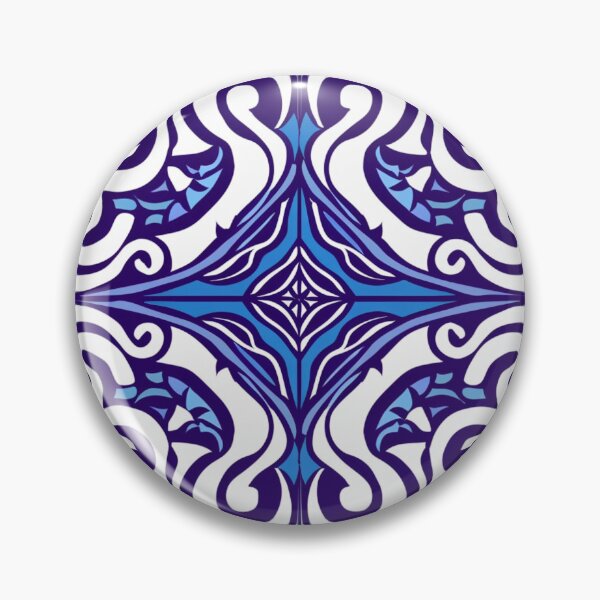 Item preview, New Zealand Māori Paua Pattern Koru Design 87 designed and sold by GrinGalore.