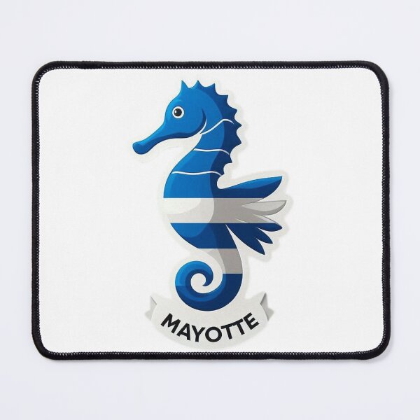 Item preview, Mayotte flag seahorse designed and sold by FoxinhoSoumaila.