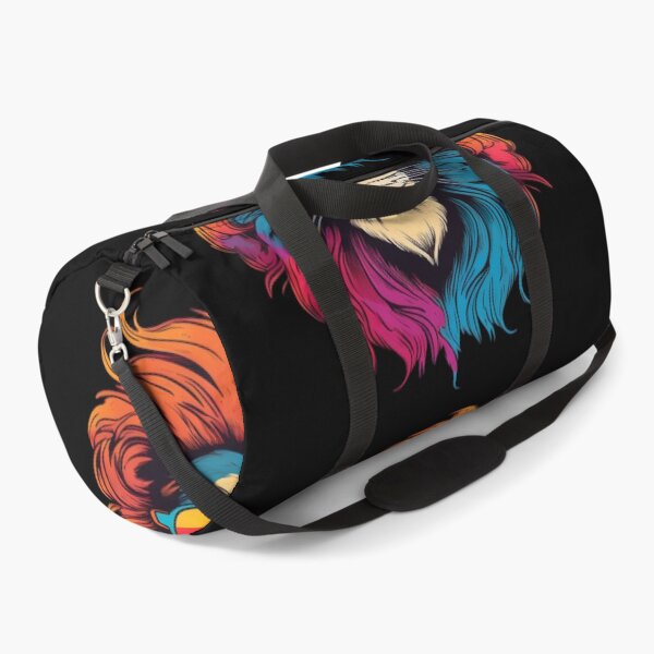 Item preview, Retro Colorful Lion with Sunglasses - Vintage Pop Art Design designed and sold by AYACHI90.