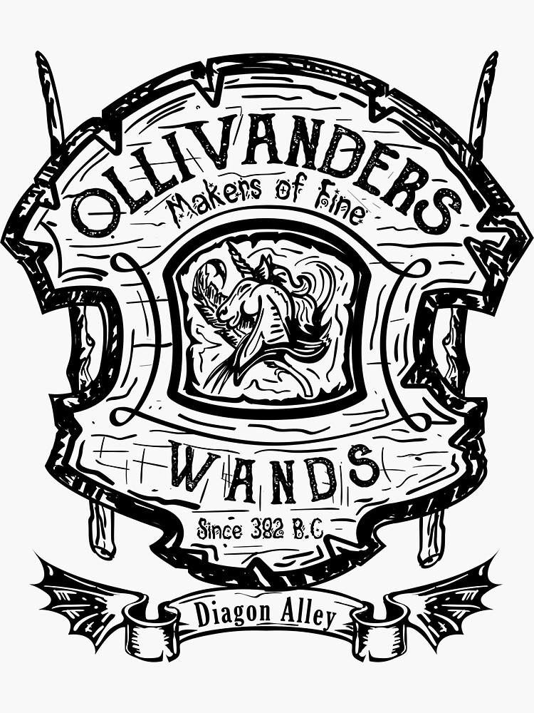 ollivanders-sticker-for-sale-by-flavioalvesfks-redbubble