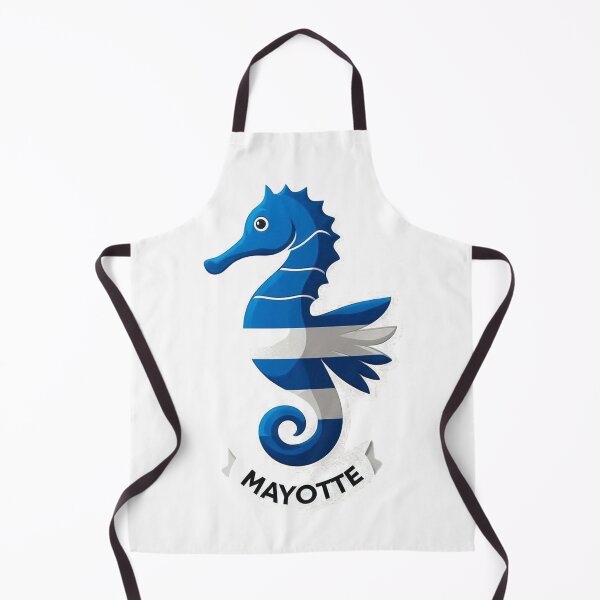Item preview, Mayotte flag seahorse designed and sold by FoxinhoSoumaila.