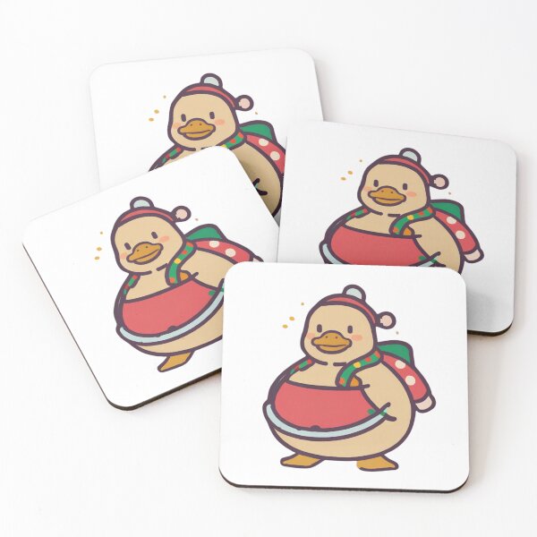 Item preview, Festive Duck with Gift Bag - Cute Christmas Character designed and sold by Spicex2.