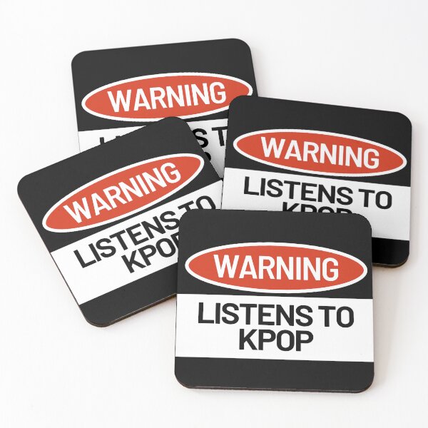 Item preview, WARNING: Listens to Kpop designed and sold by PeachBlossom501.
