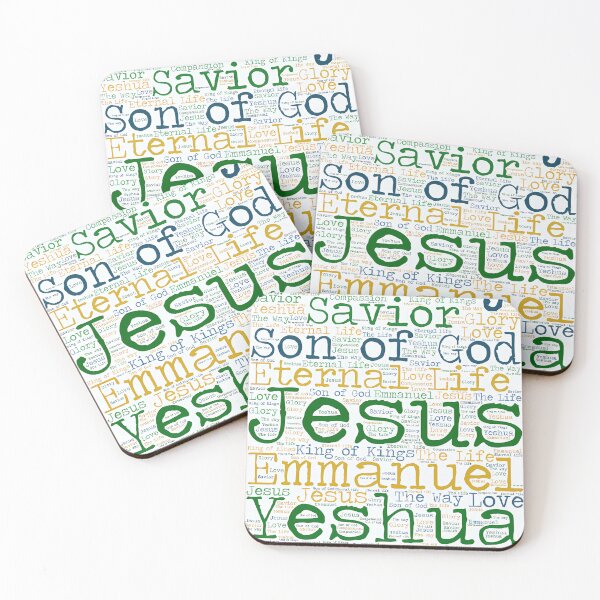 Item preview, Jesus faith word cloud art designed and sold by NolineXpression.
