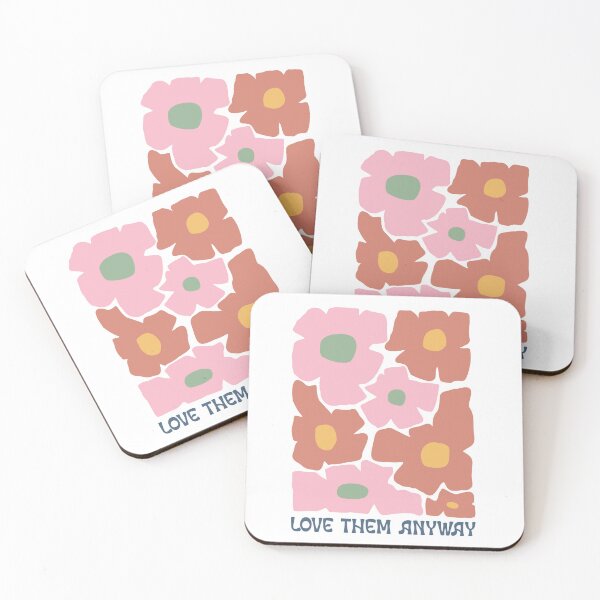 Item preview, Love Them Anyway Christian Boho floral design designed and sold by Dominika Farkašová.