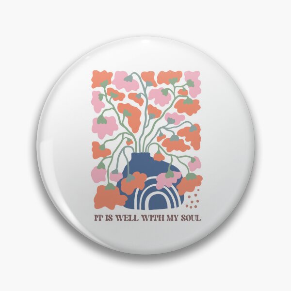 Item preview, It is well with my soul Christian Boho floral design designed and sold by Dominika Farkašová.