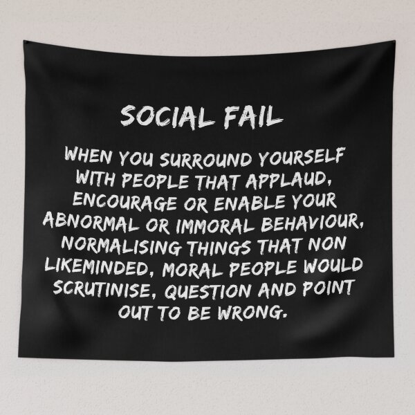 Item preview, Social fail designed and sold by Quantify.