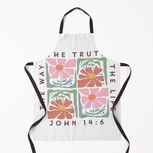 Item preview, John 14:6 The Way, The truth, The Life Christian Boho floral design designed and sold by Dominika Farkašová.