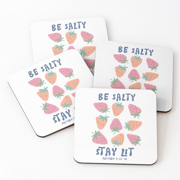 Item preview, Matthew 5, 13-16 Be Salty, Stay Lit Christian Boho floral design designed and sold by Dominika Farkašová.