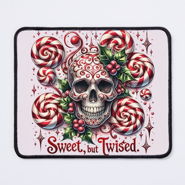 Item preview, Sweet but Twisted Christmas Skull Candy designed and sold by Margival.