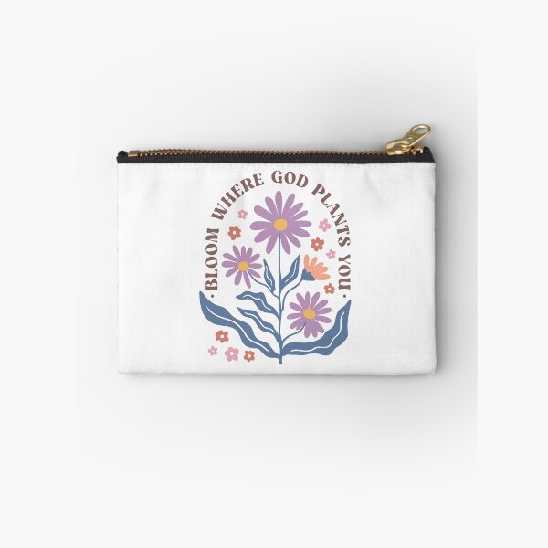 Item preview, Bloom Where God Plants You Christian Boho floral design designed and sold by Dominika Farkašová.