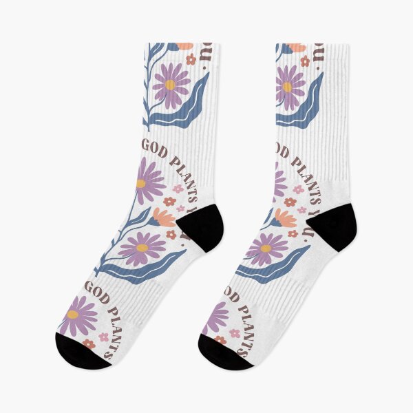 Item preview, Bloom Where God Plants You Christian Boho floral design designed and sold by Dominika Farkašová.