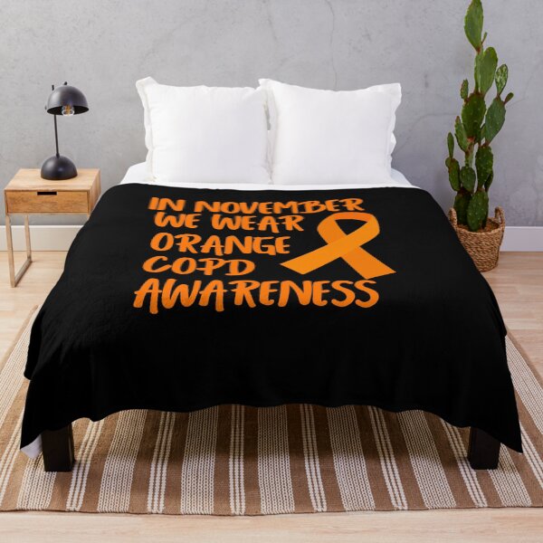 Item preview, Awareness Day t-shirt, In November We Wear Orange COPD Awareness shirt - COPD Awareness designed and sold by SlocifieShop.