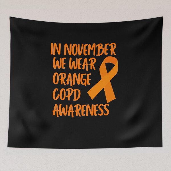 Item preview, Awareness Day t-shirt, In November We Wear Orange COPD Awareness shirt - COPD Awareness designed and sold by SlocifieShop.