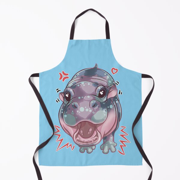 Item preview, Baby Hippo Cute Attack designed and sold by Hyraxisz.