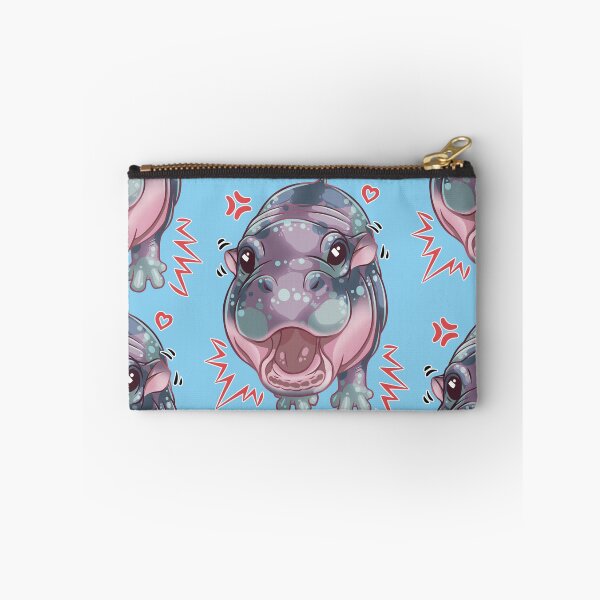 Item preview, Baby Hippo Cute Attack designed and sold by Hyraxisz.