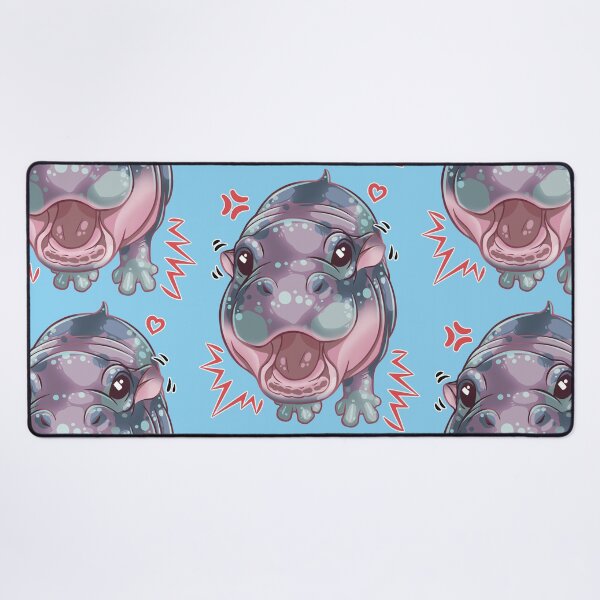 Item preview, Baby Hippo Cute Attack designed and sold by Hyraxisz.