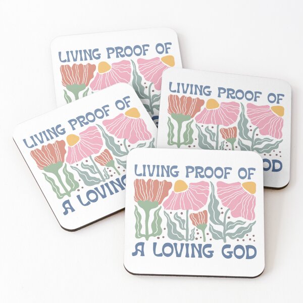 Item preview, Living Proof of Loving God Christian Boho floral design designed and sold by Dominika Farkašová.