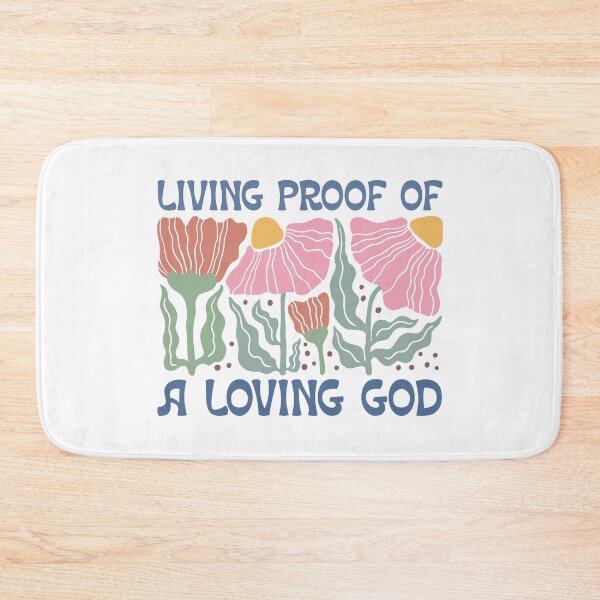 Item preview, Living Proof of Loving God Christian Boho floral design designed and sold by Dominika Farkašová.