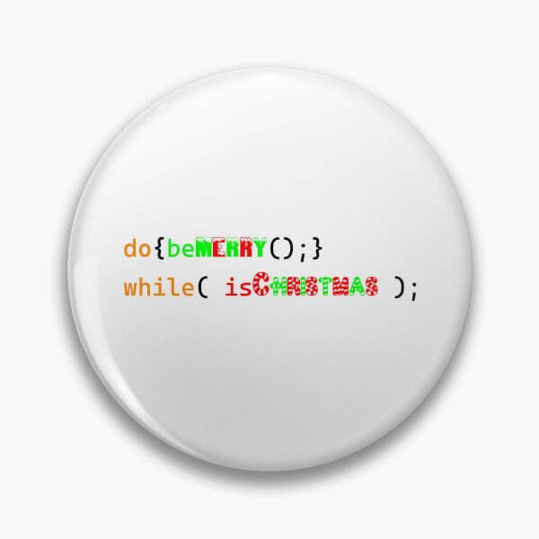 Artikelvorschau, Frohe Weihnachten, do While-Schleife (Programmierdesign) entworfen und verkauft von Red Jacket Technologies.