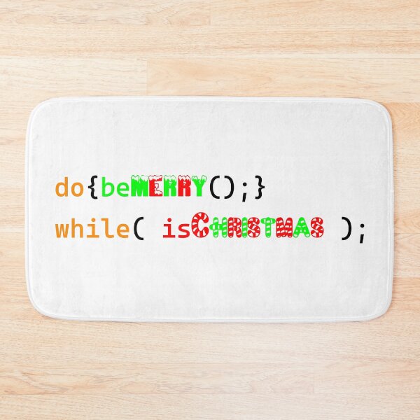 Item preview, Merry Christmas Do While Loop ( Programming Design ) designed and sold by Red Jacket Technologies.