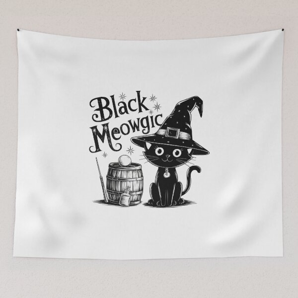 Item preview, Black Meowgic designed and sold by SRXTees.