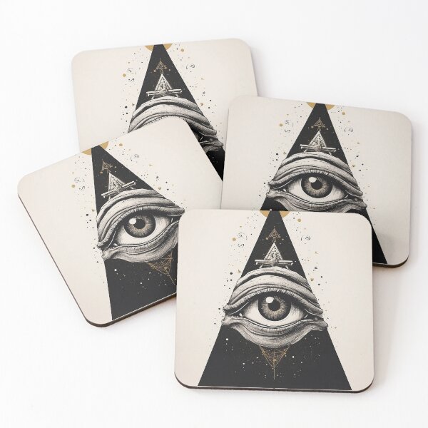 Item preview, The All Seeing Eye designed and sold by NordicBadger.