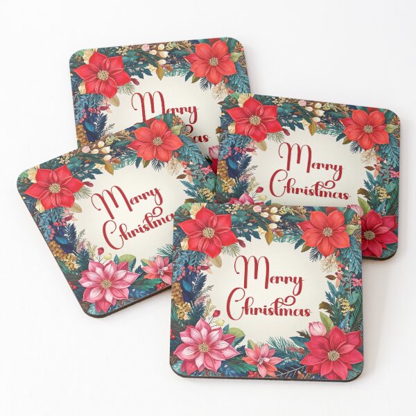 Item preview, Christmas Wreath Merry Christmas designed and sold by PixelRoots.