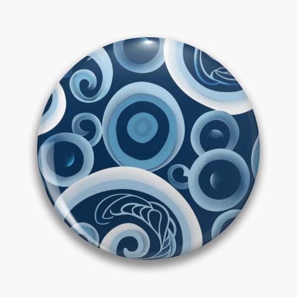 Item preview, New Zealand Māori Paua Pattern Koru Design 91 designed and sold by GrinGalore.