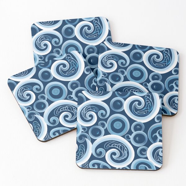 Item preview, New Zealand Māori Paua Pattern Koru Design 91 designed and sold by GrinGalore.