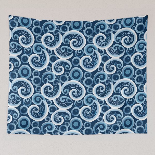 Item preview, New Zealand Māori Paua Pattern Koru Design 91 designed and sold by GrinGalore.