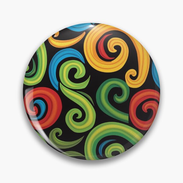 Item preview, New Zealand Māori Paua Pattern Koru Design 92 designed and sold by GrinGalore.