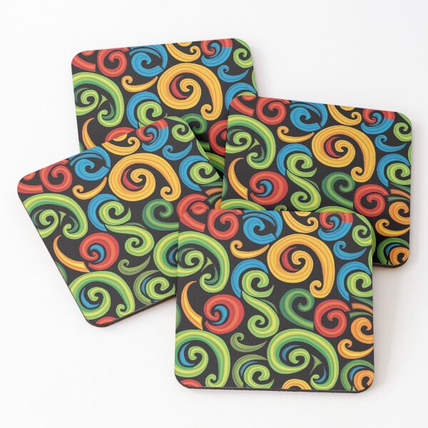 Item preview, New Zealand Māori Paua Pattern Koru Design 92 designed and sold by GrinGalore.