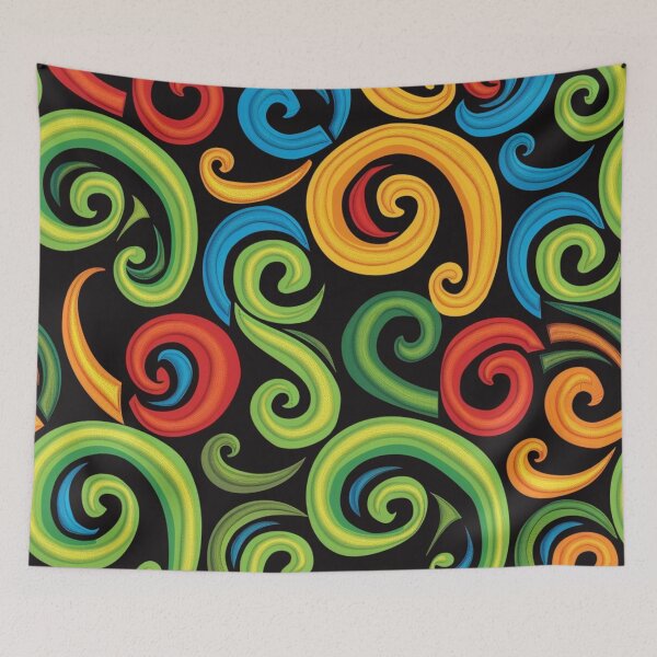 Item preview, New Zealand Māori Paua Pattern Koru Design 92 designed and sold by GrinGalore.